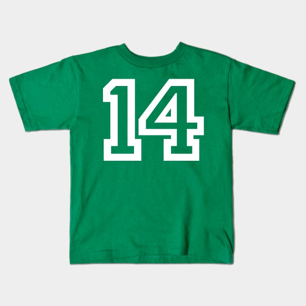 Sports Shirt #14 Kids T-Shirt by One Stop Sports